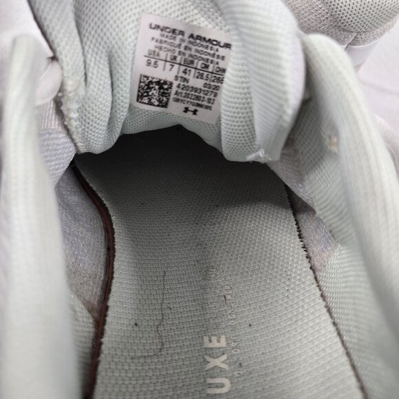 Under Armour Charged Impulse Knit Sneakerss Athletic White Grey Womens 9.5 - Picture 9 of 9